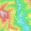 Bairols topographic map, elevation, terrain