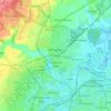 Billingham topographic map, elevation, terrain