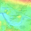 Inezgane topographic map, elevation, terrain