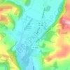 Benton topographic map, elevation, terrain