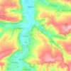 Zvanivka rural hromada topographic map, elevation, terrain