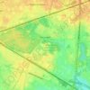 район Вешняки topographic map, elevation, terrain