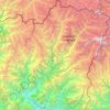 Taplejung topographic map, elevation, terrain