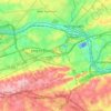 Upper Merion Township topographic map, elevation, terrain