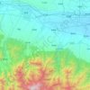 眉县 topographic map, elevation, terrain