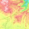 Abadín topographic map, elevation, terrain