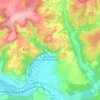 Saint-Martin-sur-Armançon topographic map, elevation, terrain