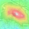 Kilimanjaro National Park topographic map, elevation, terrain