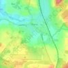 Chojna topographic map, elevation, terrain