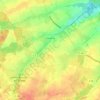 Coudroy topographic map, elevation, terrain