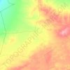 Tousmouline topographic map, elevation, terrain