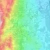 Morancé topographic map, elevation, terrain