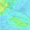 Steenwijk topographic map, elevation, terrain