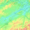 Paraíba do Sul topographic map, elevation, terrain
