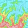 Arcugnano topographic map, elevation, terrain