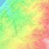 Merhavim Regional Council topographic map, elevation, terrain