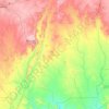 Shurugwi topographic map, elevation, terrain