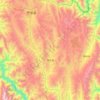 帮达乡 topographic map, elevation, terrain