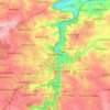 Waldheim topographic map, elevation, terrain