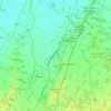 Bagnolo in Piano topographic map, elevation, terrain