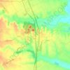 Ferris topographic map, elevation, terrain