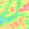 Yealmpton topographic map, elevation, terrain