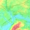 Condé-sur-Sarthe topographic map, elevation, terrain