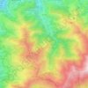 Gazost topographic map, elevation, terrain