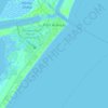 Port Aransas topographic map, elevation, terrain