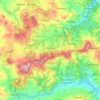 Carpineti topographic map, elevation, terrain