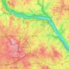 McLean topographic map, elevation, terrain