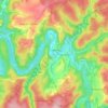 Cugnon topographic map, elevation, terrain