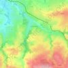 Colombier topographic map, elevation, terrain