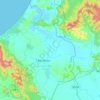 Ben Azouz topographic map, elevation, terrain