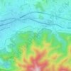 Saint-Marcel topographic map, elevation, terrain