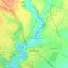 Woodstock topographic map, elevation, terrain