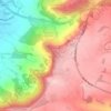 Peak Plantation topographic map, elevation, terrain