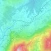Bons-en-Chablais topographic map, elevation, terrain