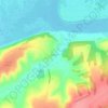 Вареж topographic map, elevation, terrain