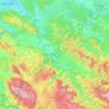 Vrbanja topographic map, elevation, terrain