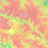 Sacred Valley of the Incas topographic map, elevation, terrain