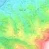 Bsaba topographic map, elevation, terrain