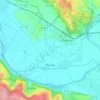 Tauriac topographic map, elevation, terrain