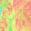 Millers River topographic map, elevation, terrain