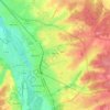 Yzeure topographic map, elevation, terrain