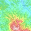 Montaione topographic map, elevation, terrain