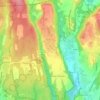 Brenna topographic map, elevation, terrain