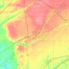 DeWitt County topographic map, elevation, terrain