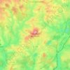 Sanvignes-les-Mines topographic map, elevation, terrain