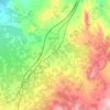 Longares topographic map, elevation, terrain